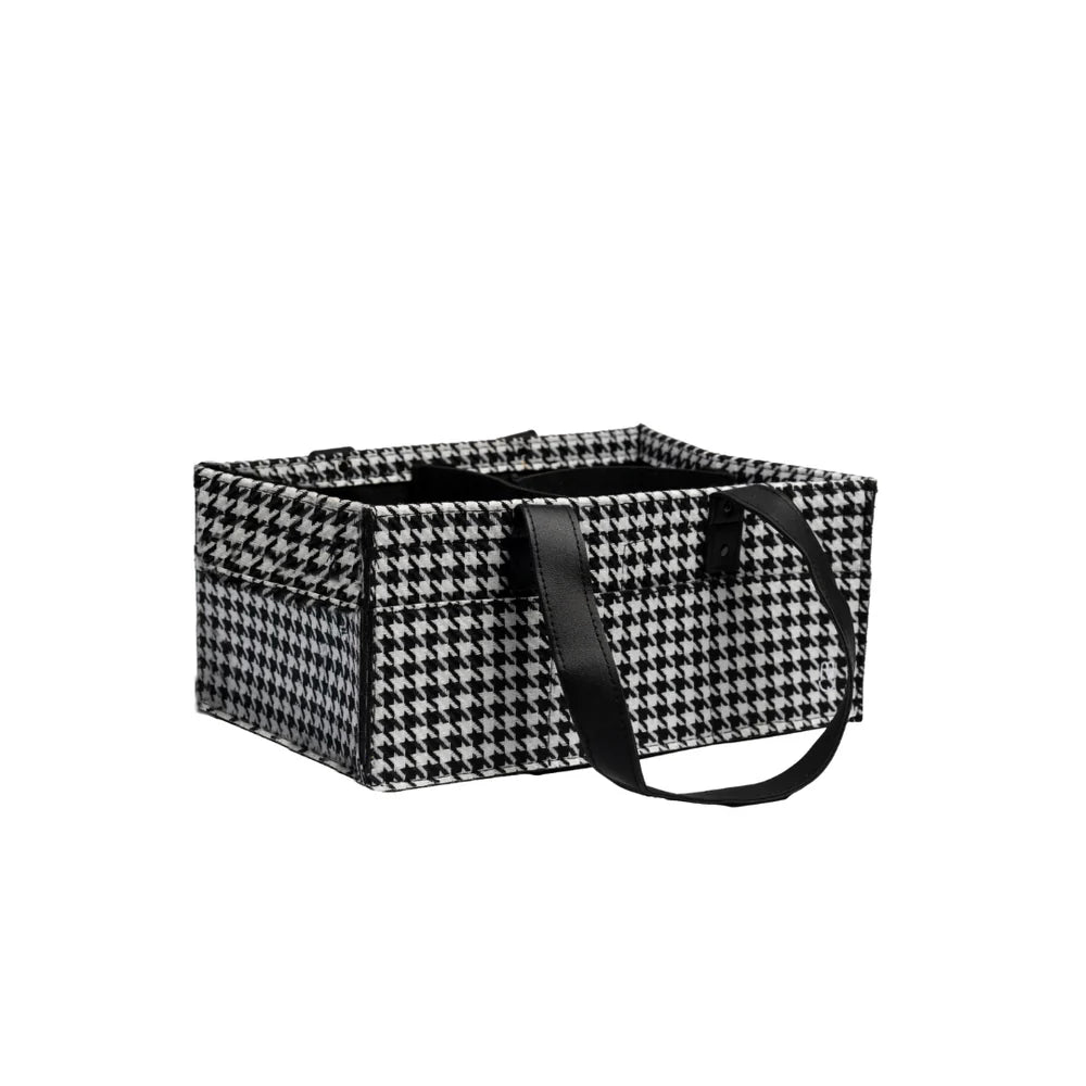 Bunnie Caddie - Mini Houndstooth Black